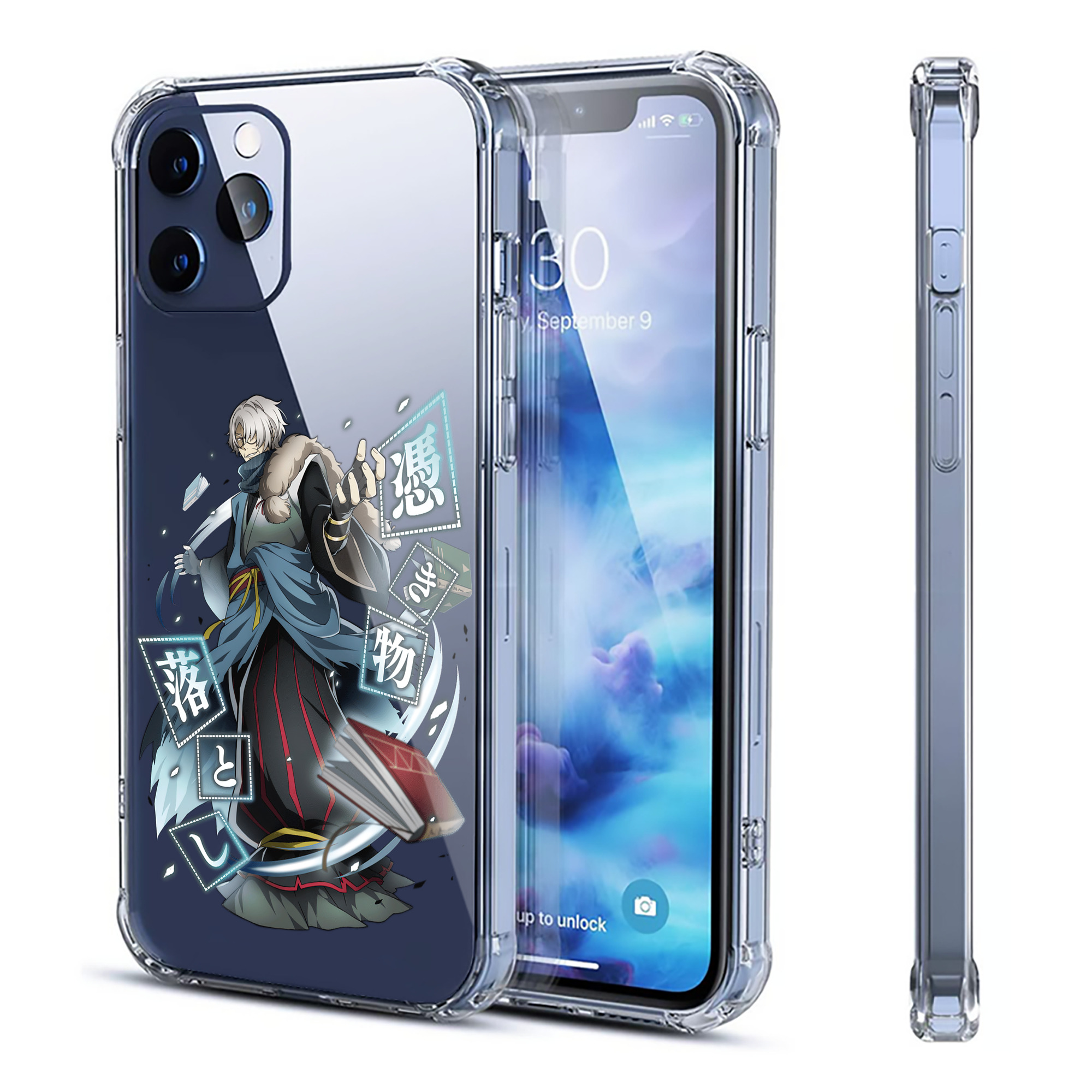 （画像用） 文豪ストレイドッグス Bungo Stray Dogs 【iPhone 12シリーズ対応】透明スマホケース（クリアソフトケース）